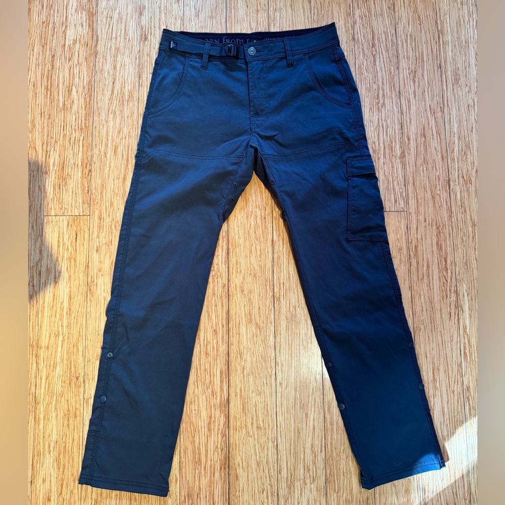 Prana Stretch Zion Pant - 30W x 30L Dark Iron